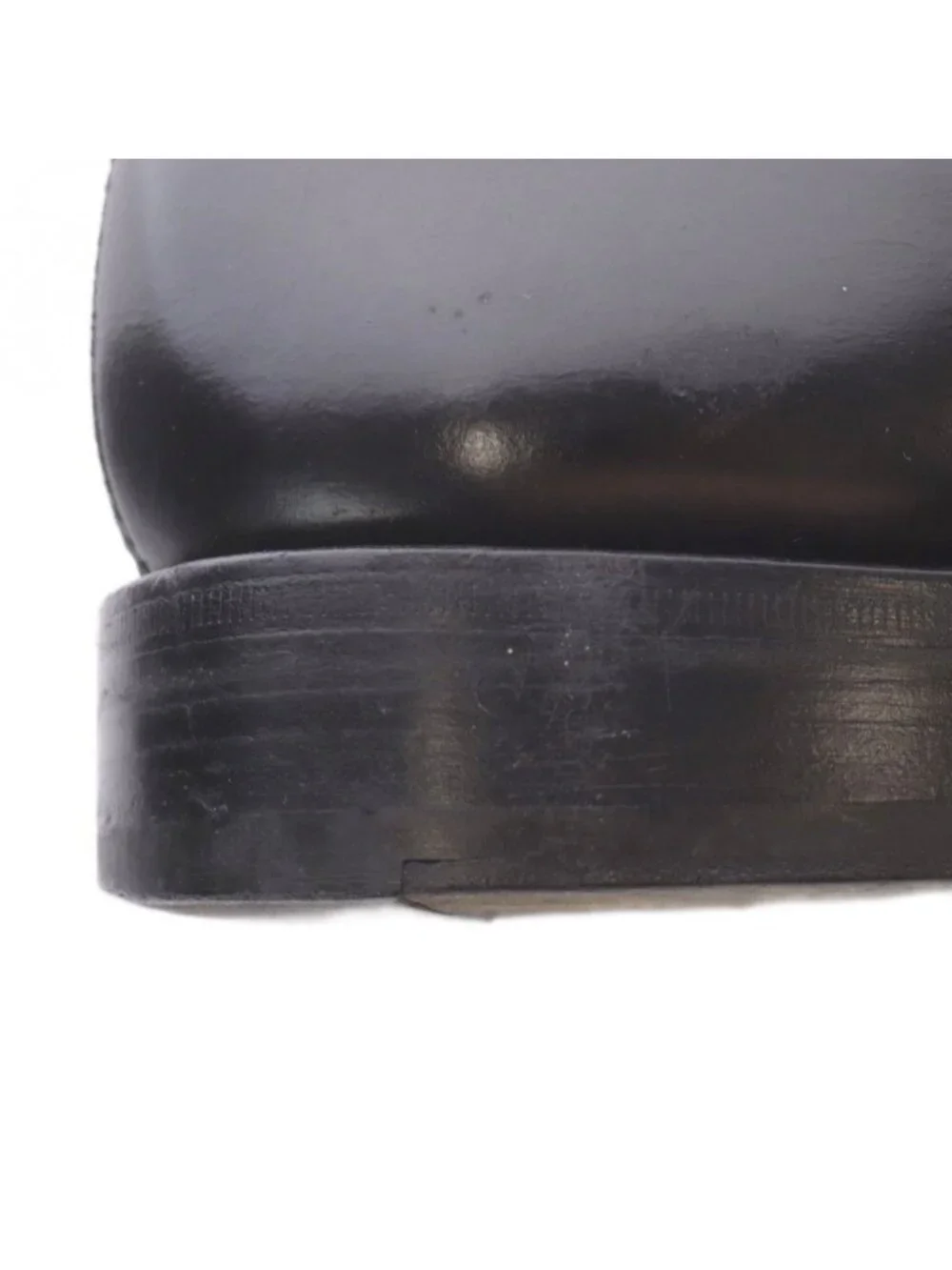 Prada name leather